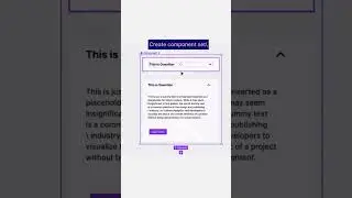 Creating Interactive Accordion in Figma #figmadesign #uidesign #uidesigner #uinspiration