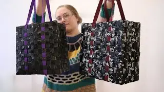 Coffee Bag Upcycling Challenge | DIY Tote Bags