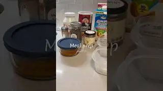 Part 1 | Meal prep breakfast for a few days 🥣 #mealprep #oatmeal #breakfastideas