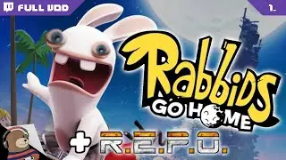 This game is dangerous to play on PC! - Rabbids Go Home [FULL VOD]