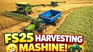 FS25 harvesting mashine 😱 ll fs25 हार्वेस्टिंग मशीन ll fs25 हार्वेस्टिंग मशीन 