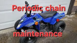 Rosso electric atv model T chain maintenance