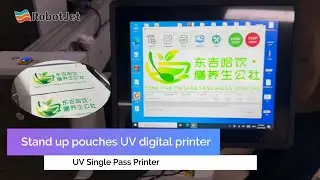 Stand Up Pouches UV digital printer, Single Pass UV Printer 1