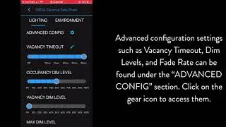 Advanced Config in Spaces Tab of Audacy Controls Mobile App