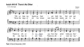 Isaiah 44:6-8 There's No Other (American Tune)