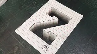 Cara Menggambar 3 Dimensi Huruf 