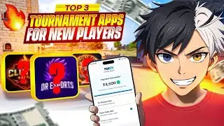 TOP 3 BEST 🤯 TOURNAMENT APPS 💥 EARNING UP TO 500💸 DAILY IN THIS APP || ff paid tournament #freefire 