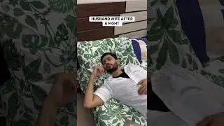 Husband Wife After a Fight 😂 | Desi Couple Comedy #shorts