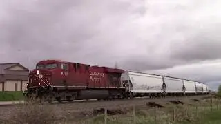 WCR Railfaning HD: CP 8790 Leads CP 292 (Mixed) South At Crossfields AB, CP Red Deer Subdivision.