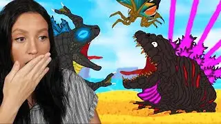 Reacting to the BATTLE of FROG GODZILLA VS. SHIN FROGZILLA