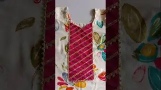 Gota Patti Neck Design 🥰|Gota neck design #neckdesign #sewing #shorts #trending #diy