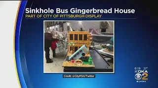 Gingerbread Sinkhole Bus