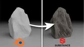 How to Texture a Rock in Substance Painter - pt 2/2