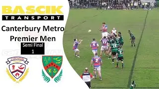 Bascik Transport Canterbury Metro Premier Men's Semi Final 1 - Linwood vs Sydenham