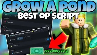 [NEW] GROW A POND Script GUI | Auto Buy Fish, Auto Drop Food, Sell All | Works in Solara