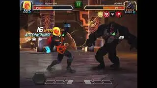 MCOC contest challenges pt3 .3 star cosmic ghost rider versus 5 star venom. 