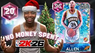 THE WINTER FESTIVAL! BEST NBA 2K26 MyTEAM TEAM WITHOUT SPENDING A DIME PART 20