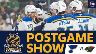 St Louis Blues defeat Minnesota Wild; Jordan Kyrou with a Hat Trick