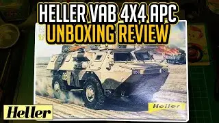 Heller VAB 4X4 APC 1:72 Scale Model 79898 Unboxing and Review
