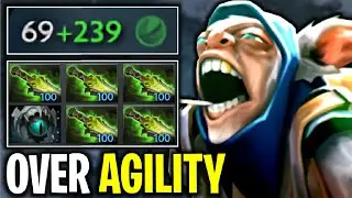 OVER AGILITY..!! 5x Ethereal Blade +308 Agility Meepo 7.27c | Dota 2