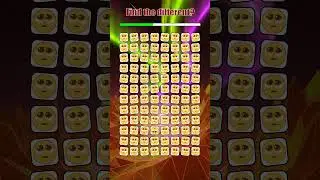 Only 1% Will Pass This Emoji Test! 📊 #EliteVision #OddEmojiFinder #BrainPop