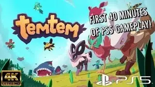 TEMTEM | First 40 Minutes of Gameplay (Early Access) | PS5 (4K)(60fps)