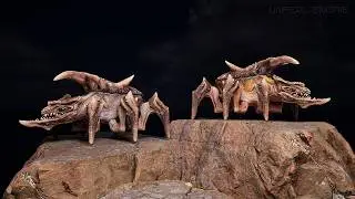Ancient Buglizard -UE5 preview/gamerady creature