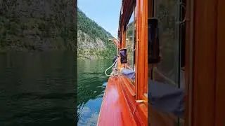 Melodic Trumpet Echo sounds in K&ouml;nigsee #travel #k&ouml;nigsee #shortsvideo #eco #trumpet #shorts