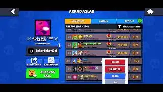 My friendlist in Brawl Stars 