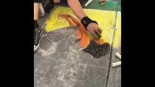 Pasadena Playhouse Block Party Jen Swain Chalk Mural Mowgli