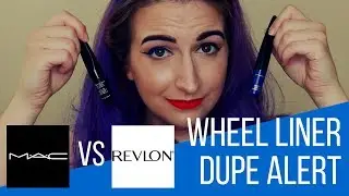 DUPE ALERT - MAC ROLLER WHEEL vs REVLON EXACTIFY WHEEL LINER | Kirby Rose