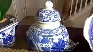 HOME DECOR- Moving things around (Blue and White Accents)