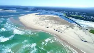 Crowdy Head, Harrington Lighthouse, Bay Beach, Lagoon, Manning River, DJI Air 2S Drone Footage
