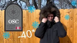Outdoor Survival Canada Parka Review. -40 below down jacket review with custom Wolverine fur Ruff.