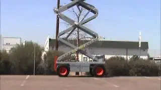 Sold! 1997 Skyjack SJ-7027 27' RT Scissor Man Lift Aerial D/F bidadoo.com