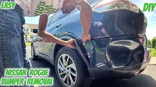 How To Remove Your Rear Bumper Cover - Nissan Rogue 2014-2017 I DIY