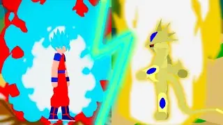 DBZ/DBS Goku vs Cooler Stick Fight!! (Stick Nodes)