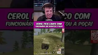 CEROL FICA LOUCO COM FUNCION&Aacute;RIO QUE INVENTOU A PO&Ccedil;A! 😂 #cerol #freefire #ceroltv #cerolzera
