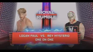 Logan Paul vs Rey Mysterio |ROYAL RUMBLE One-on-One Showdown | WWE 2K25 Gameplay