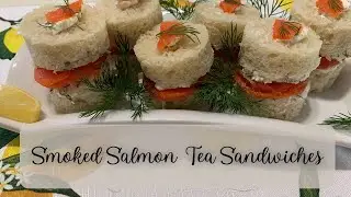 Smoked Salmon & Cream Cheese Tea Sandwiches | Afternoon Tea Sandwiches