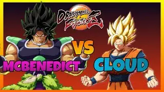 DBFZ - MCBENEDICT vs CLOUD gameplay (SSJ Vegeta, Base Goku, S Broly vs Baby 2, Goku Black, SSJ Goku)
