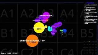 Agario.city Win/Win #1 // MY FIRST TRICKPOP! // BRUTAL POPSPLITS