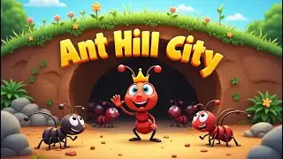 Ant Hill City 🐜 | Fun Educational Kids Song About Ants, Teamwork & Community Life