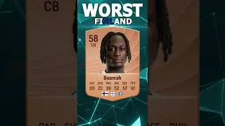 BEST VS WORST CARDS FROM EACH NATION IN EAFC26 pt5 #fc26 #fifa #colombia #iran #finland #brazil