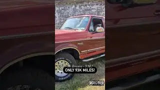 Check Out This LOW Mileage Bronco - For Sale