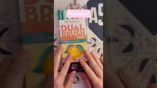 Testing Peachy Tombow Markers🍑these colors are soooo cute #journal #bulletjournal #markers #tombow
