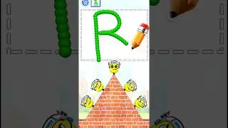 Smash feom Alphabet R,K,M,A / Draw To Smash #animation #puzzle #games