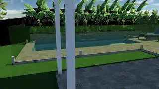 Custom Concrete Pool- 3D Fly Through (Stafford) | Cityscapes Pools and Landscapes