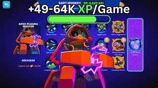САМАЯ БЫСТРАЯ фарм-игра Dart Monkey Paragon XP (легкая и сложная) &mdash; BTD 6