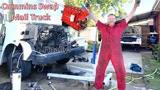 Cummins SWAP my Mail Truck pt2